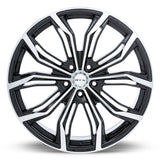 RTX Wheels Black Widow 17X7.5 5X105 Et38 Cb56.6 Black Machined