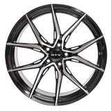 RTX Wheels Slick 16X7 5X114.3 Et40 Cb73.1 Black Machined