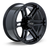 RTX Wheels Slate 17X8 6X139.7 Et25 Cb106.1 Satin Black