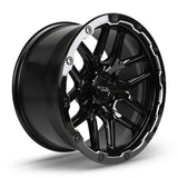 RTX Wheels Volcano 18X9.5 6X135 Et10 Cb87.1 Gloss Black Milled Edge