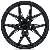 RTX Wheels Slick 16X7 5X114.3 Et40 Cb73.1 Gloss Black