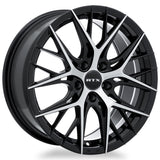 RTX Wheels Valkyrie 18X8 5X114.3 Et40 Cb73.1 Gloss Black Machined