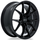 RTX Wheels Slick 18X8.5 5X114.3 Et38 Cb73.1 Gloss Black