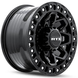 RTX Wheels Zion 18X9 8X180 Et20 Cb125.1 Gloss Black Milled Rivet