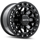 RTX Wheels Zion 17X9 8X180 Et20 Cb125.1 Gloss Black Milled Rivet