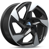 RTX Wheels Su01 18X7 5X114.3 Et55 Cb56.1 Gloss Black Machined