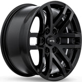 RTX Wheels Oak 18X9 6X135 Et30 Cb87.1 Gloss Black