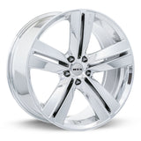 RTX Wheels Sms 18X7.5 5X114.3 Et40 Cb73.1 Chrome Pvd