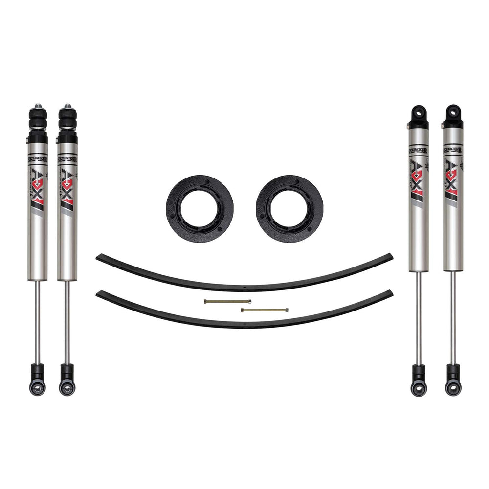 Skyjacker 2.5 in. Suspension Lift Kit With ADX M2.0 Aluminum Monotube Shocks. — Front (D27MK-XM)