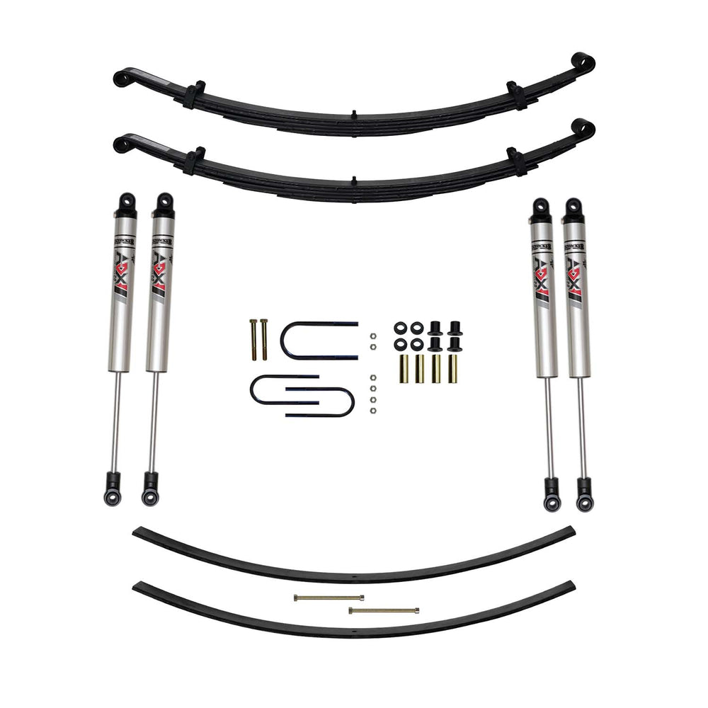 Skyjacker 4 in. Suspension Lift Kit With ADX M2.0 Aluminum Monotube Shocks. — Front (D400BAK-XM)