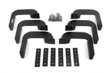 DEEZEE BLACK CAB LENGTH ROUGH STEP RUNNING BOARDS BRACKETS ; 09-14 F150