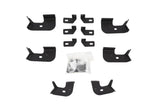 DEEZEE HEX BLACK CAB LENGTH NERF STEPS BRACKETS ; 07-18 WRANGLER JK