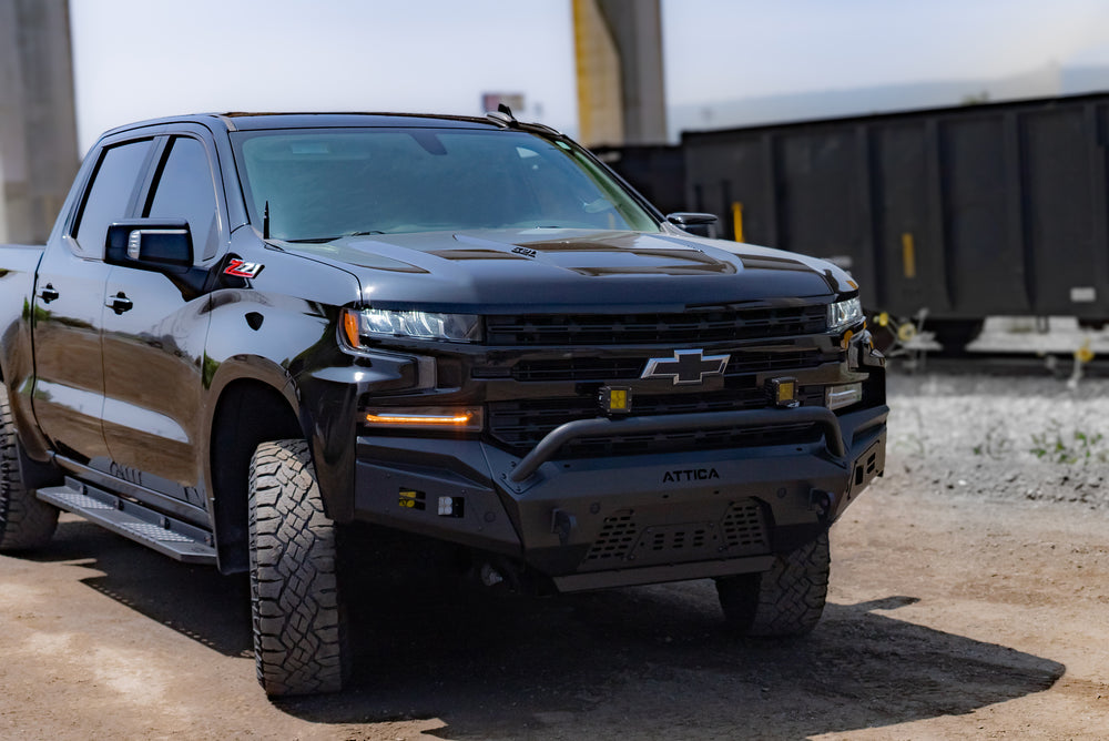 Attica 4x4 2019-2021 Chevrolet Silverado 1500 Terra Series Front Bumper Short Wings