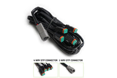 DV8 Offroad 4Way 14 Dtp Plug Harness Black