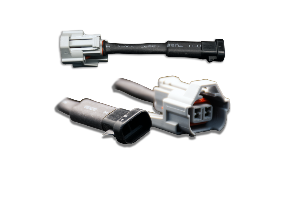 Fuel Injector Clinic Set of 8 Denso (female) to GM/Delphi (male) injector plug adaptors