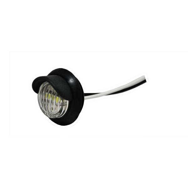 Uni-Bond Lighting 3/4" LED License Lamp with Hooded Grommet & 0.18 Bullets