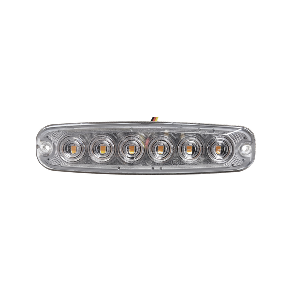 Uni-Bond Lighting LED Warning Light Amber 6Dio (E-917AA)