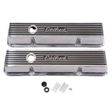 VALVE COVER POLISHED CHEV 262-400 59-86 TALL - EDELBROCK
