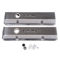Valve Cover Polished Chev 262-400 59-86 Tall - Edelbrock