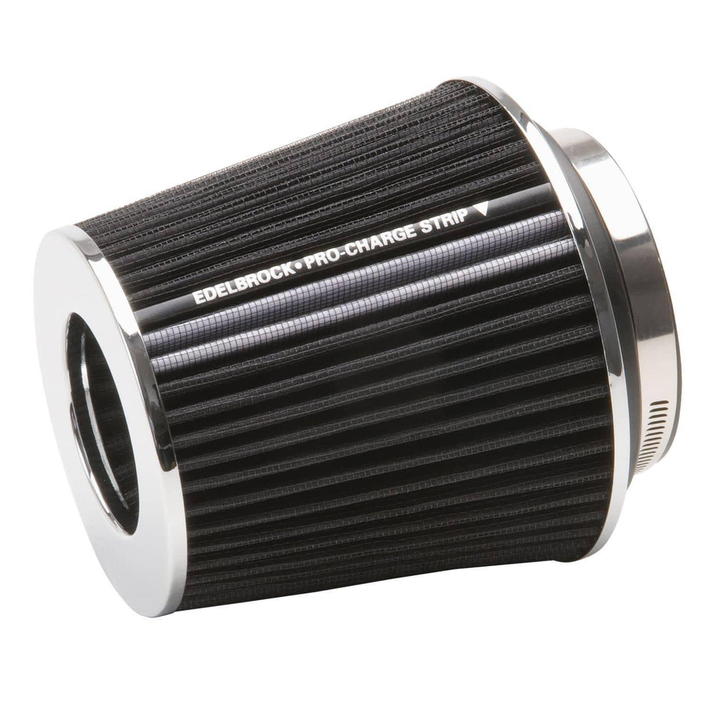 Pro-Flo Universal Fit Medium Cone Air Filter Black - Edelbrock