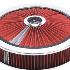 Pro-Flo 14IN Round Air Cleaner Red - Edelbrock