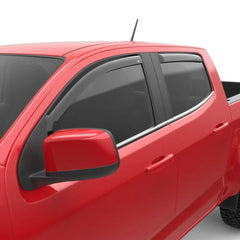 EGR Dark Smoke in Channel Ventvisor - 15-22 Colorado Crew Cab