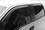 EGR MATTE IN CHANNEL VENTVISOR ; 15-25 F150 EXTENDED CAB / 17-25 SUPER DUTY EXTENDED CAB