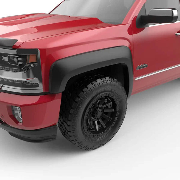 EGR Black Rugged Look Fender Flares - 14-18 Silverado 1500 5'8" Box