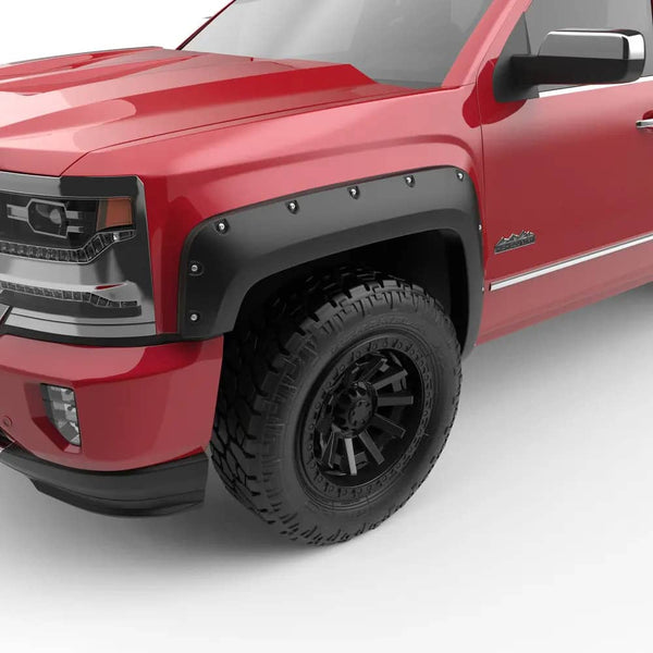 EGR Black Bolt-ON Look Fender Flares - 14-18 Silverado 1500 5'8" Box