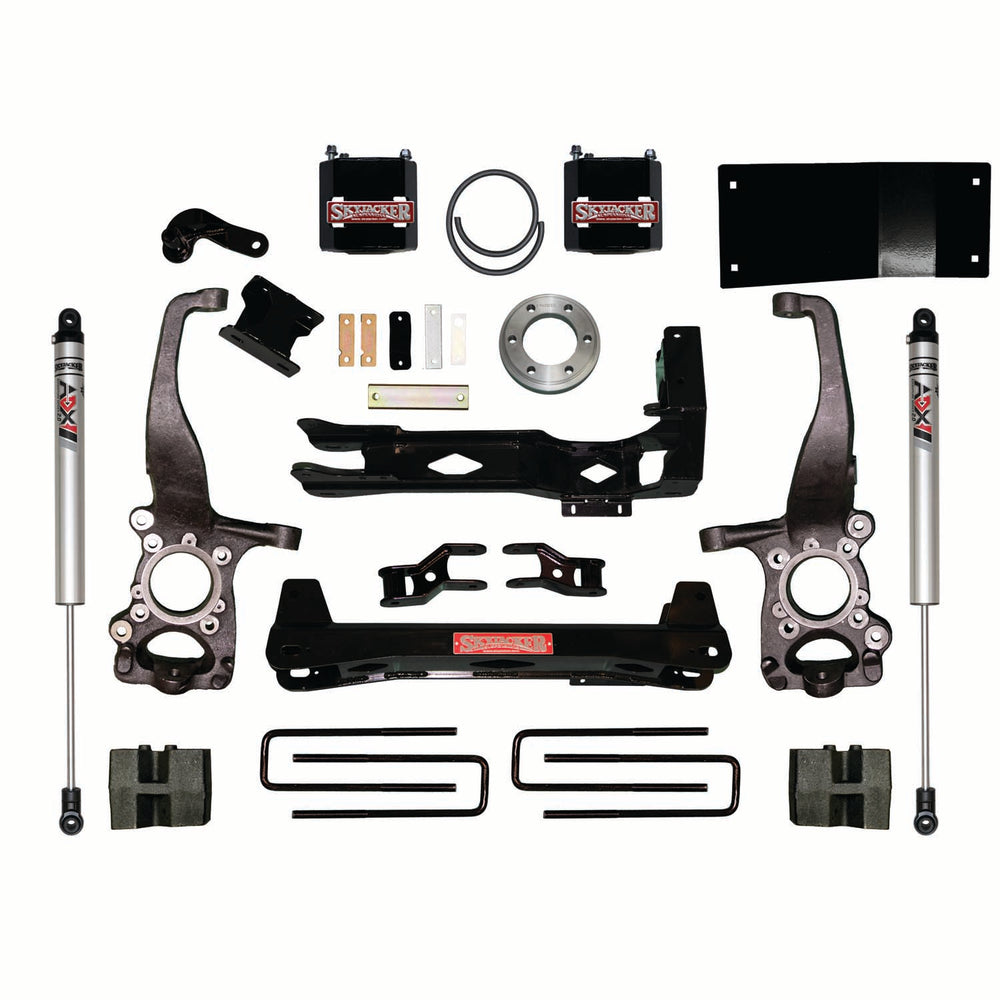 Skyjacker 6 in. Suspension Lift Kit With ADX M2.0 Aluminum Monotube Shocks. (F1560BK-XM)