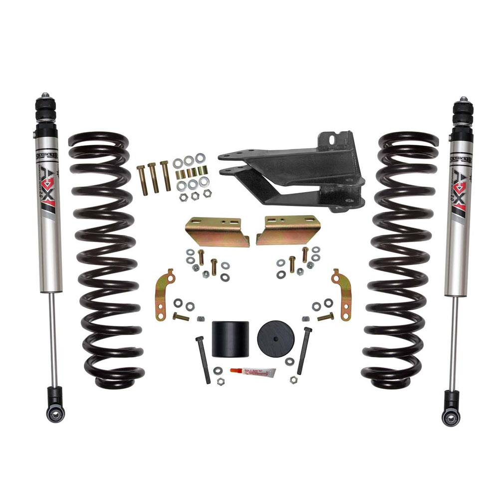 Skyjacker 2.5 in. Front Leveling Kit With ADX M2.0 Aluminum Monotube Shocks. — Diesel (F1725VBK-XM)