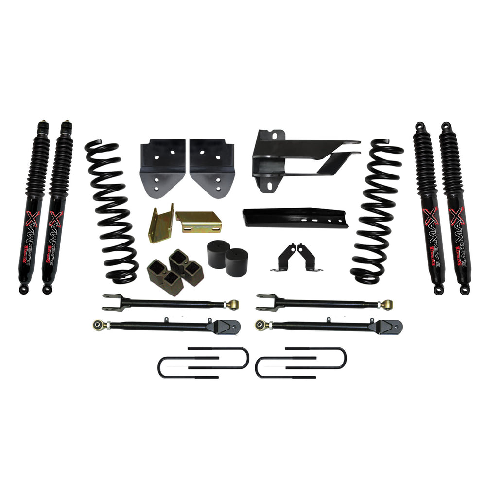 Skyjacker 4" Suspension Lift Kit — 2017 Ford F-250 Super Duty 4WD, Gas (F174024K-B)