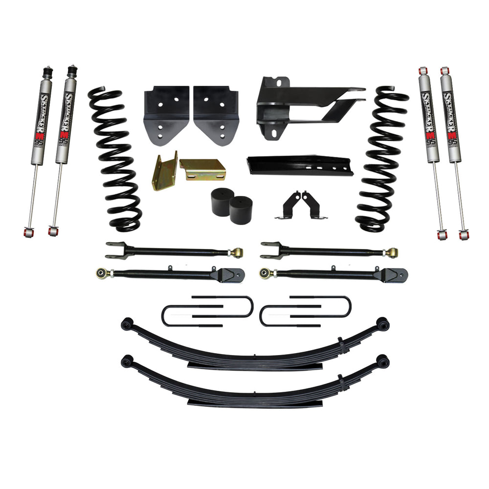 Skyjacker 4" Suspension Lift Kit with Shocks — 2017 Ford F-250 / F-350 Super Duty 4WD, Gas (F174024KS-M)