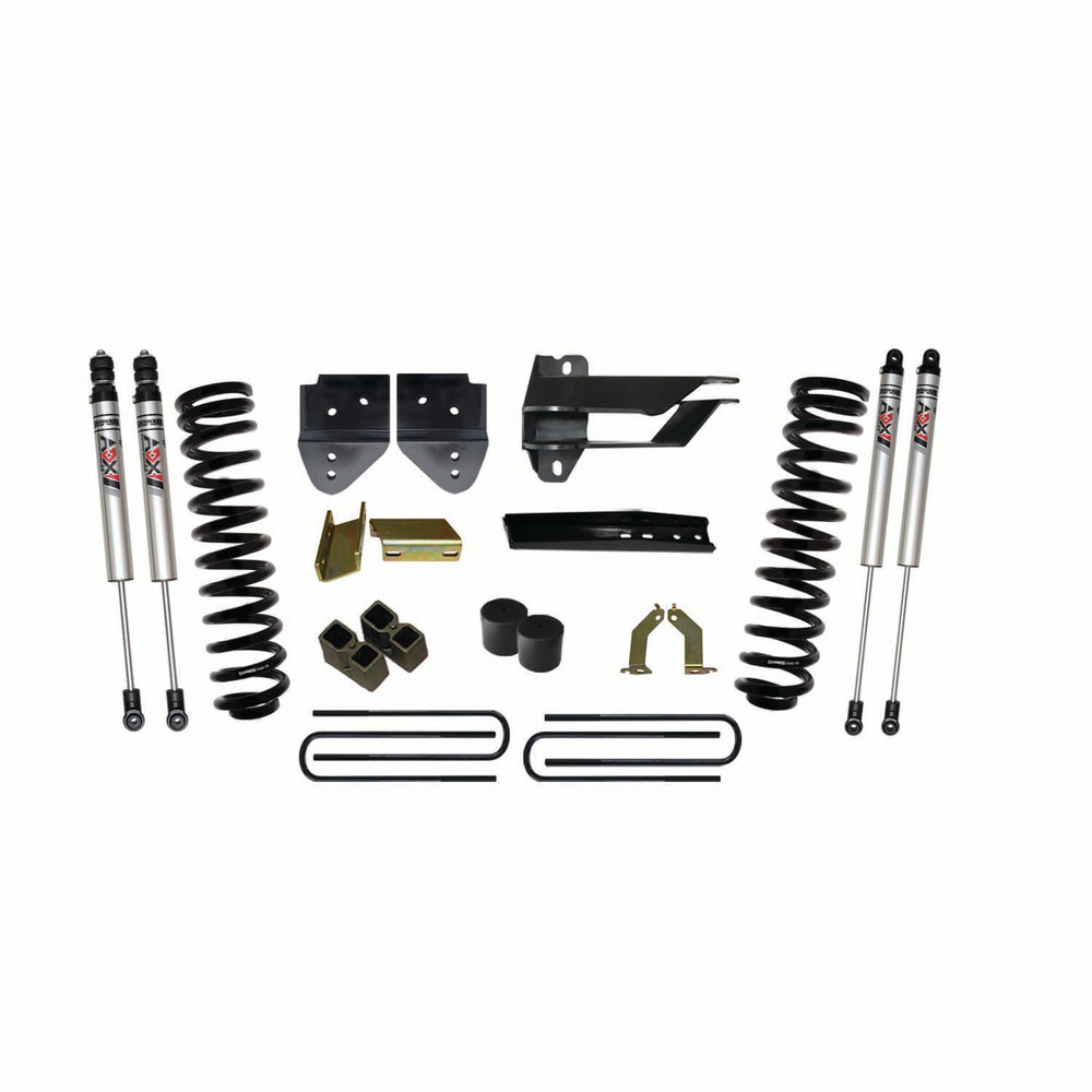 Skyjacker 4 in. Suspension Lift Kit With ADX M2.0 Aluminum Monotube Shocks. — Front — 2005-2018 Ford F-250 / F-350 Super Duty (F17451K3-XM)
