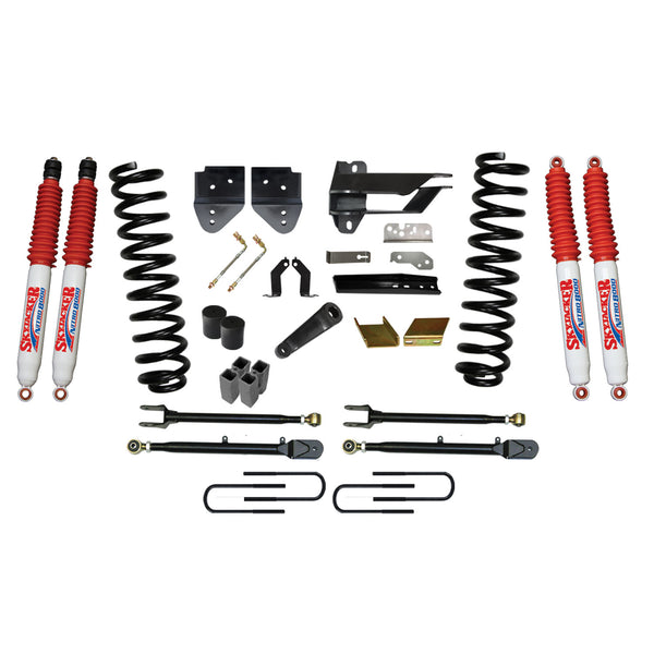 Skyjacker 6" Suspension Lift Kit with Shocks — 2017 Ford F-350 Super Duty 4WD, Diesel (F176524K3-N)