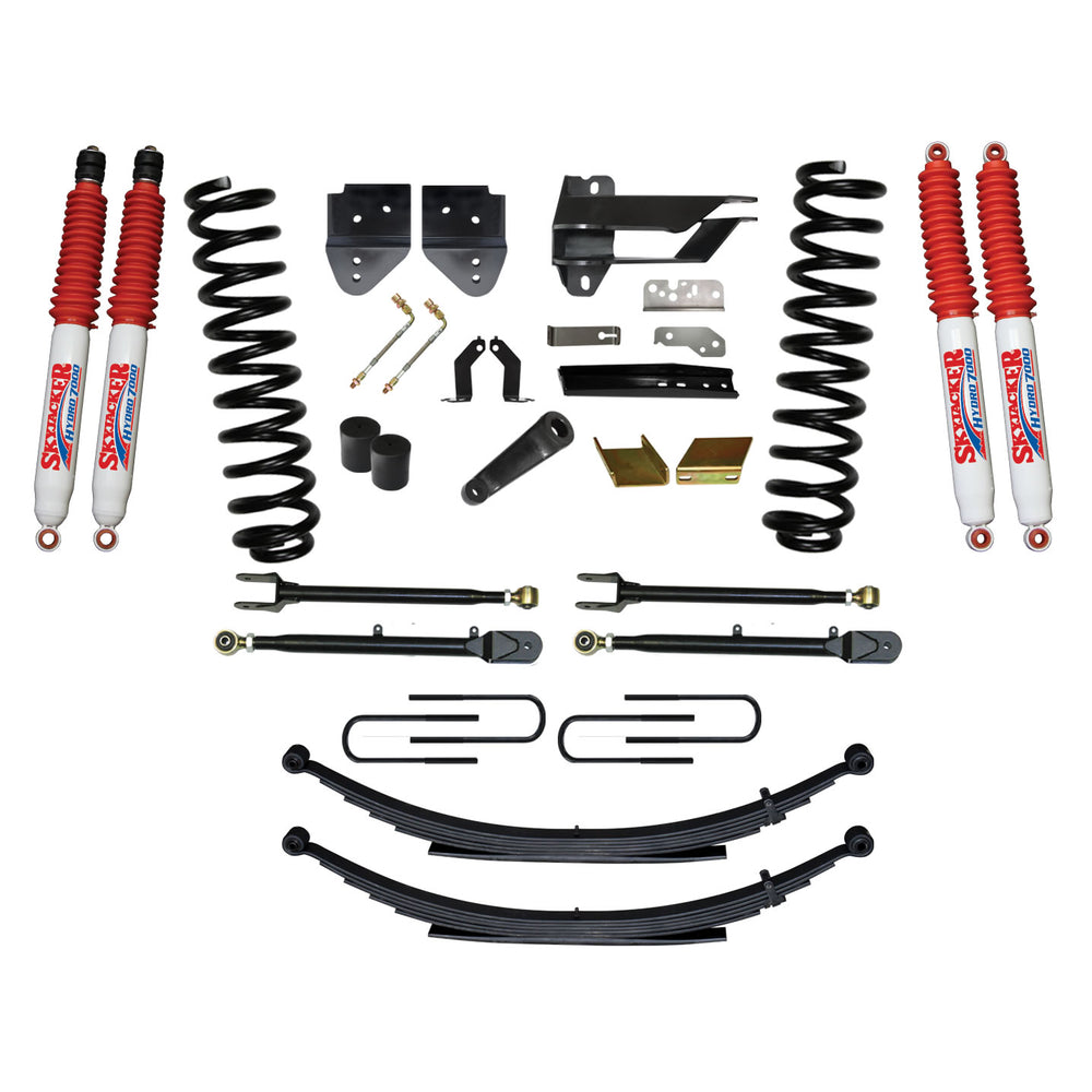 Skyjacker 6" Suspension Lift Kit with Shocks — 2017-2018 Ford F-250 / F-350 Super Duty 4WD, Diesel (F176524KS-H)