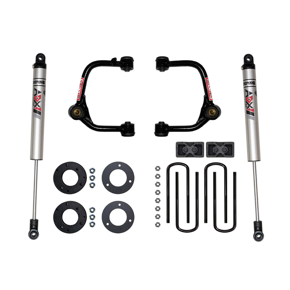 Skyjacker 3 in. Suspension Lift Kit With ADX M2.0 Aluminum Monotube Shocks. — Front (F2130KXM)