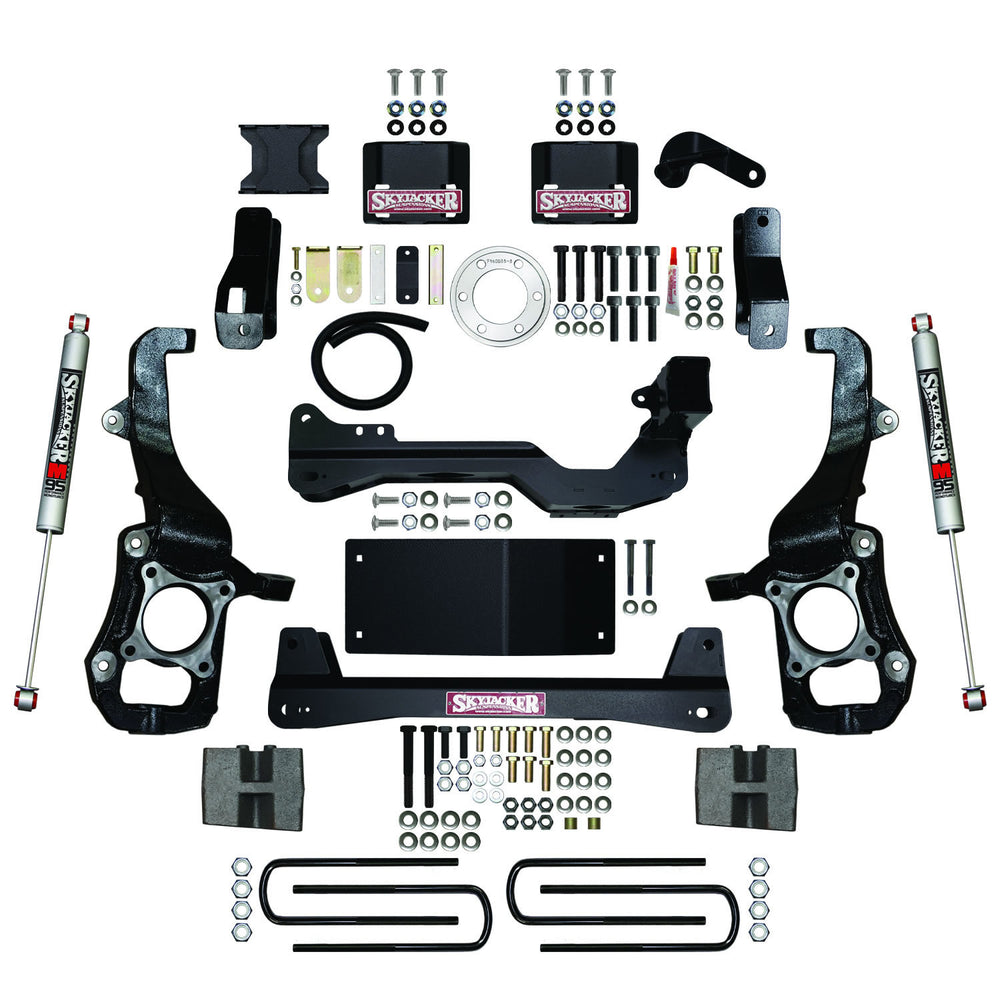 Skyjacker 4.5" Suspension Lift Kit with M95 Monotube Shocks — 2021-2022 Ford F-150 (F2145BKM)