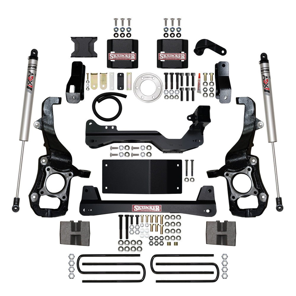 Skyjacker 6 in. Suspension Lift Kit With ADX M2.0 Aluminum Monotube Shocks. — 2021-2022 Ford F-150 (F2160BKXM)