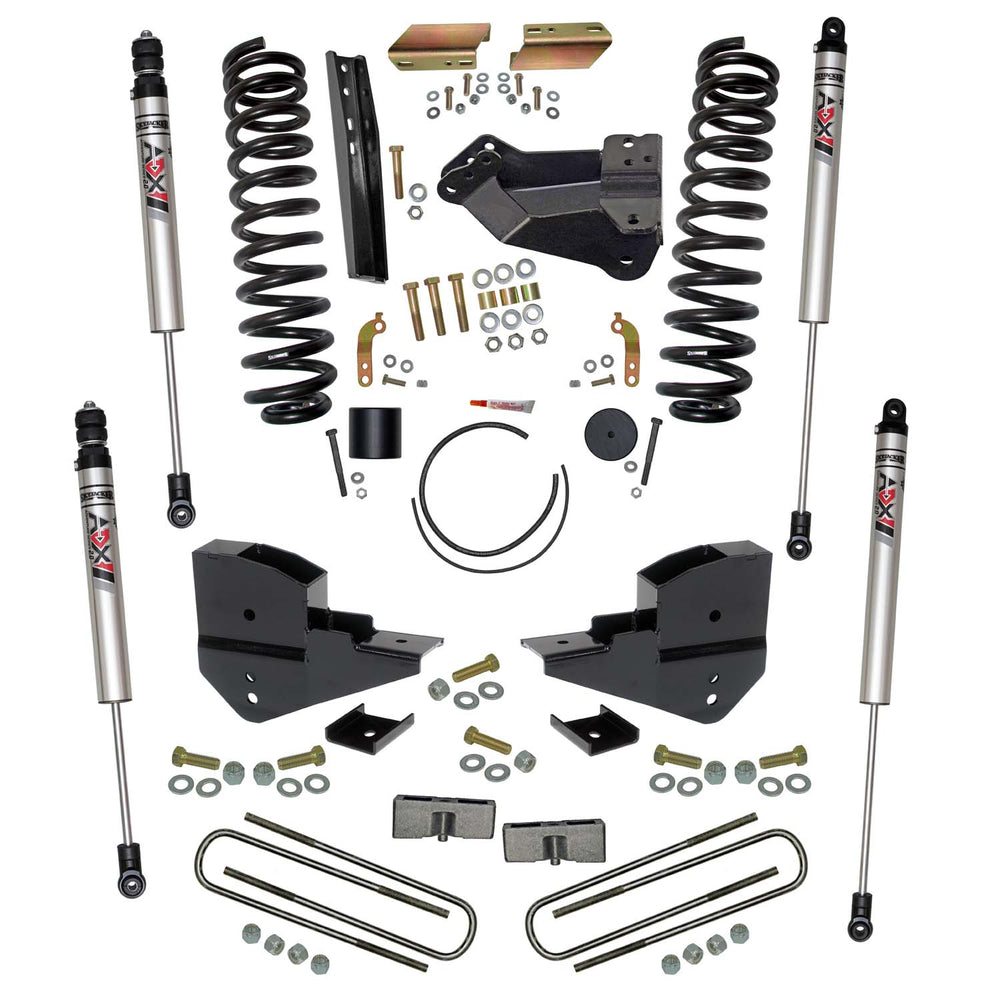 Skyjacker 4 in. Suspension Lift Kit With ADX M2.0 Aluminum Monotube Shocks. — Front (F23401K-XM)