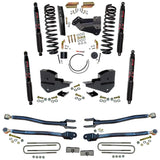 4 in. Suspension Lift Kit with 4-Link Conversion and Black MAX Shocks.