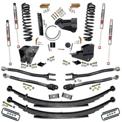 Skyjacker 4 in. Lift Kit with Coils Leafs 4-Link Conversion and M95 Monotube Shocks — Gas — 2023-2025 Ford F-250 / F-350 Super Duty (F234024KS-M)
