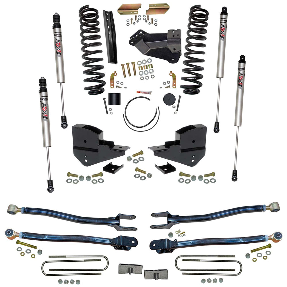 Skyjacker 4 in. Suspension Lift Kit With ADX M2.0 Aluminum Monotube Shocks. — Rear — 2005-2018 Ford F-250 / F-350 Super Duty (F234524K-XM)