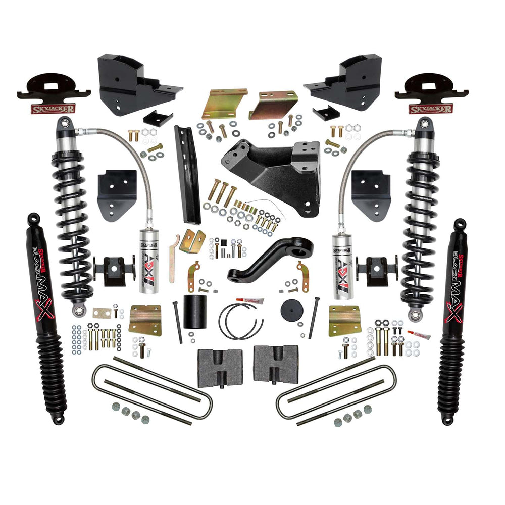 Skyjacker 6 in. ADX 2.5 Coilover Suspension Lift Kit With Black MAX Shocks. — Front — 2023-2025 Ford F-250 / F-350 Super Duty (F2361K-B)