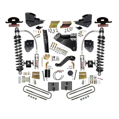 Skyjacker 6 in. ADX 2.5 Remote Reservoir Coilover Suspension Lift Kit With Rear Blocks. — 2023-2026 Ford F-250 / F-350 Super Duty
