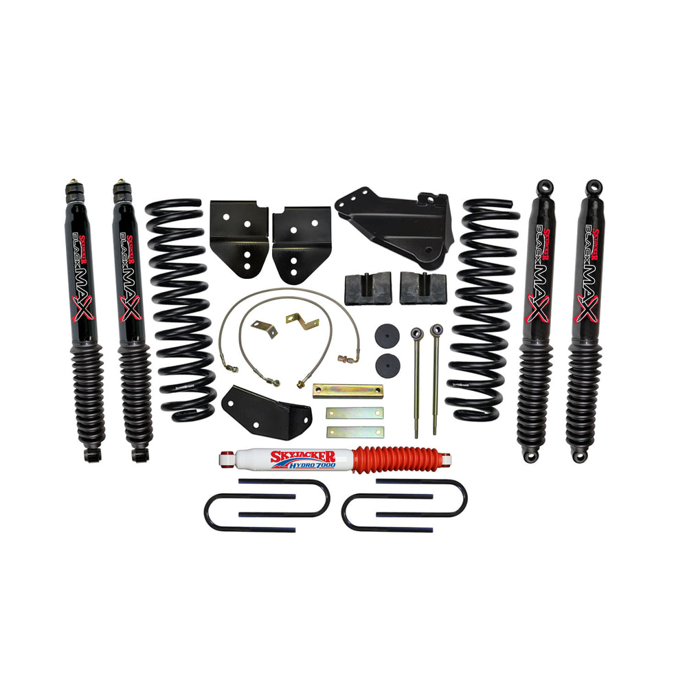 Skyjacker 4" Suspension Lift Kit with Shocks — 2005-2006 Ford F-350 Super Duty / 2005-2007 Ford F-250 Super Duty 4WD, Gas (F5401K-B)