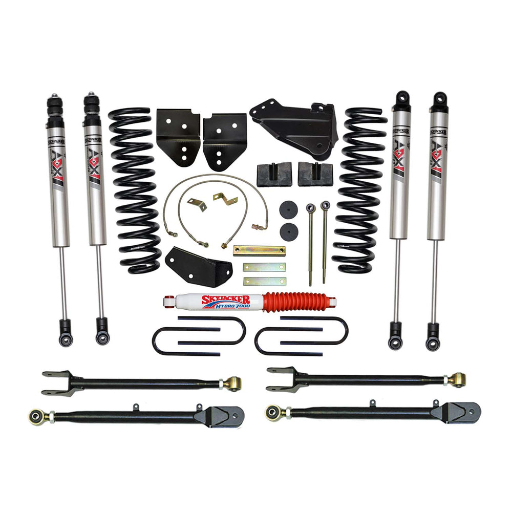 Skyjacker 4 in. Suspension Lift Kit With ADX M2.0 Aluminum Monotube Shocks. — Front — 2005-2006 Ford F-350 Super Duty; 2005-2007 Ford F-250 Super Duty (F54024K-XM)