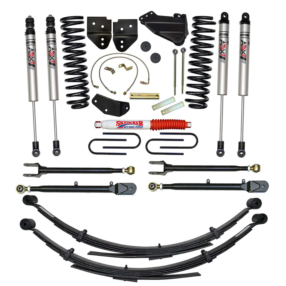 Skyjacker 4 in. Suspension Lift Kit With ADX M2.0 Aluminum Monotube Shocks. — Rear — 1999-2007 Ford F-250 / F-350 Super Duty; 2000-2005 Ford Excursion (F54024KS3-XM)
