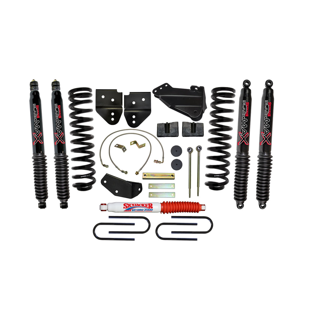 Skyjacker 4" Suspension Lift Kit with Shocks — 2005-2007 Ford F-250 Super Duty 4WD, Diesel (F5451K-B)