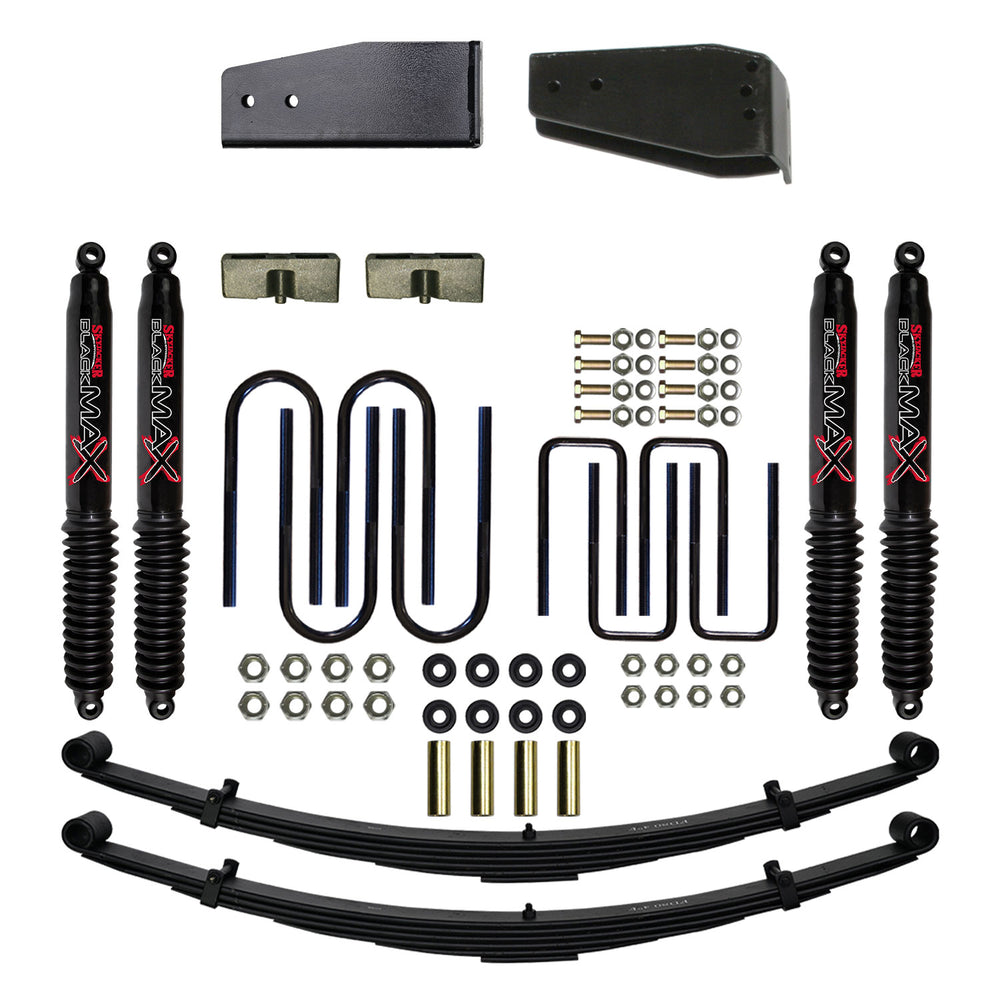 Skyjacker 4" Suspension Lift Kit with Shocks — 1980-1985 Ford F-350; 1980-1998 Ford F-250 - F840TK-B